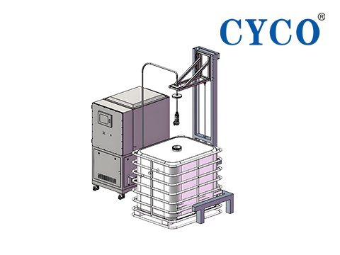 IBC气动升降吨桶清洗机